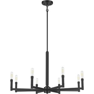 Daxley 8 Light 31.25 inch Matte Black Chandelier Ceiling Light